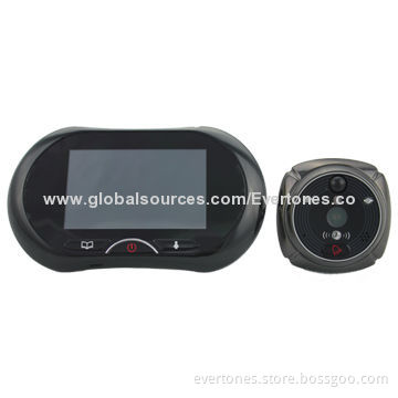 PIR Motion Detection Infrared Night Vision Video Doorbell with 3.7-inch Touching LCD Screen